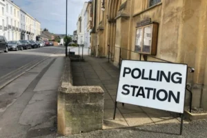 Picture of polling station